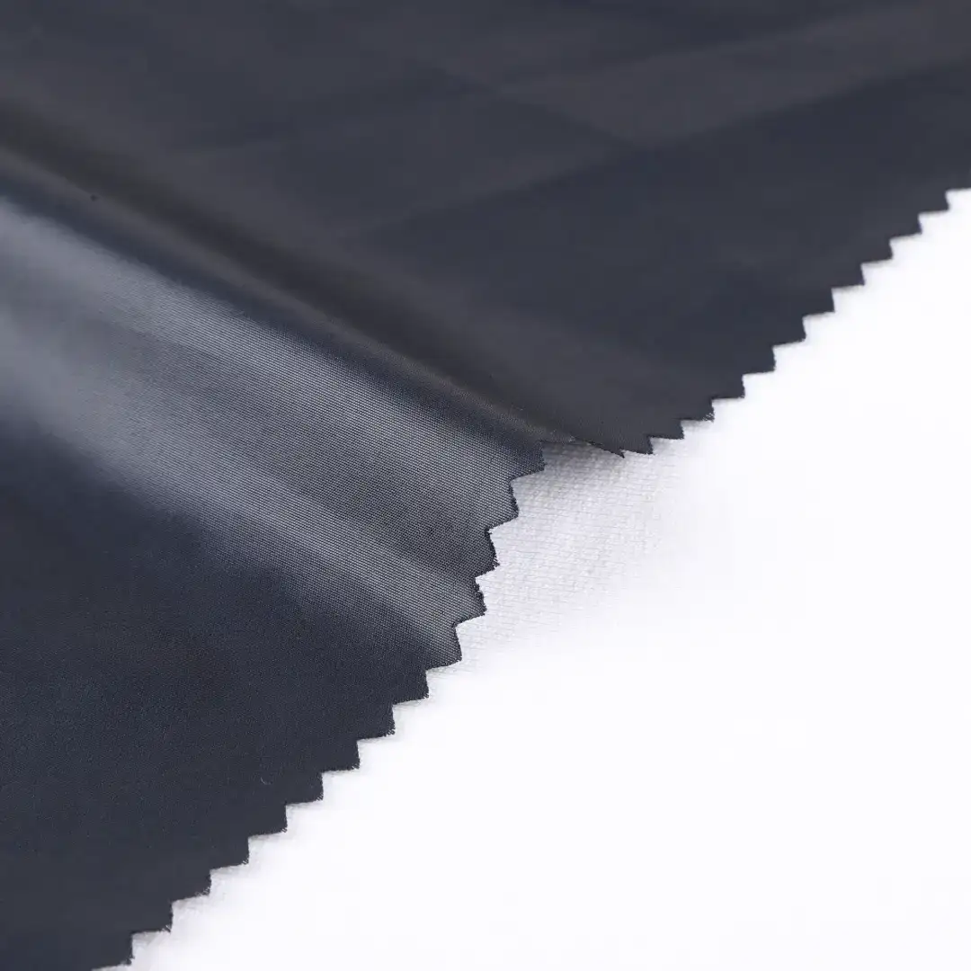 China Fabric for Pajamas,Loungewear,Blouse Polyester Pongee Synthetic Woven Fabric Polyester Black color buy from China wholesaler bulk order at wholesale price free worldwide shipping Alibaba