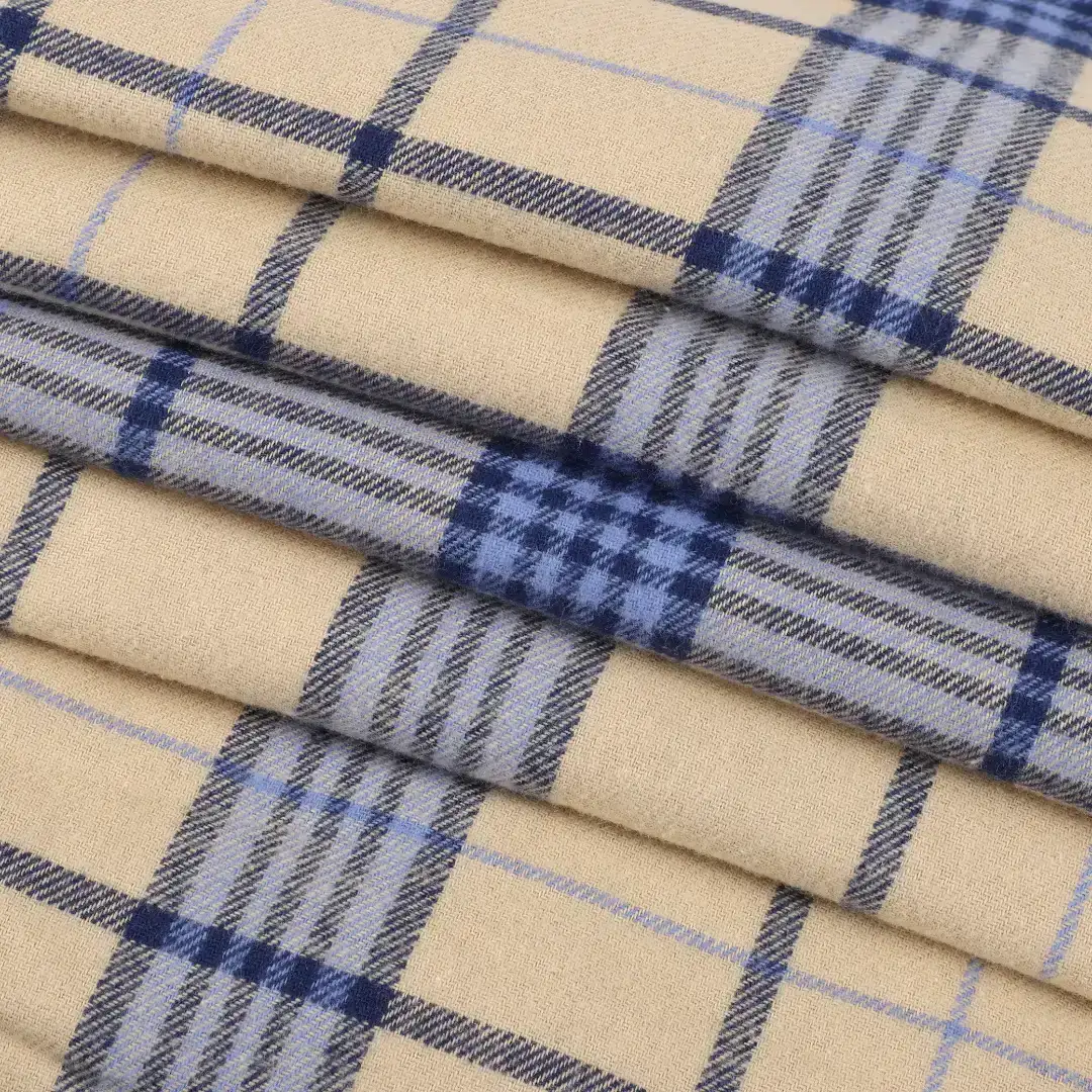 Bangladesh Fabric for Shirt,Crop Top,Skirt,Over Shirt Cotton YD Flannel Natural Woven Fabric Recycled Cotton BCI Cotton Multi Color color buy from Bangladesh wholesaler bulk order at wholesale price free worldwide shipping Alibaba