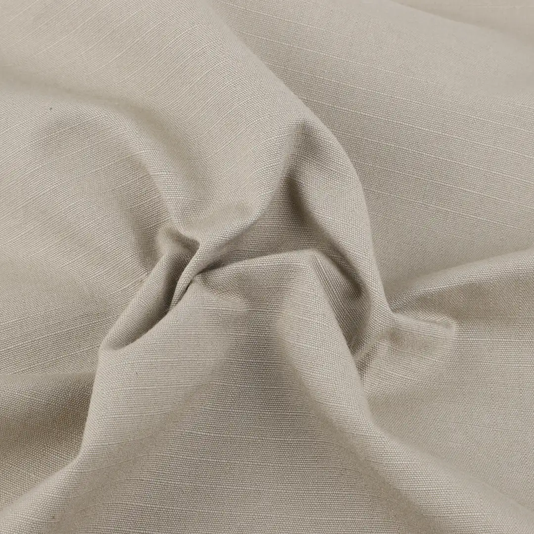 Bangladesh Fabric for Shirt,Crop Top,Skirt Cotton Canvas Natural Woven Fabric BCI Cotton Cream color buy from Bangladesh wholesaler bulk order at wholesale price free worldwide shipping Alibaba