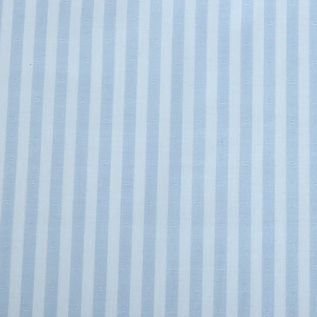 Bangladesh Fabric for Shirt,Crop Top,Skirt Cotton Dobby Natural Woven Fabric Cotton Blue White color buy from Bangladesh wholesaler bulk order at wholesale price free worldwide shipping Alibaba