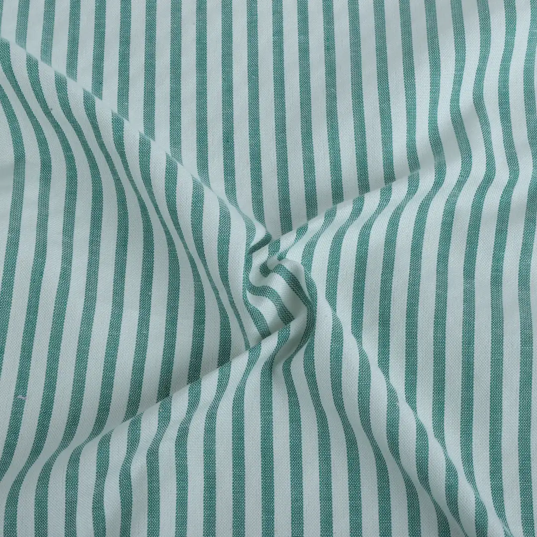 Bangladesh Fabric for Over Shirt,Skirt,Crop Top  Cotton Seersucker Natural Woven Fabric Organic Cotton White and Green color buy from Bangladesh wholesaler bulk order at wholesale price free worldwide shipping Alibaba