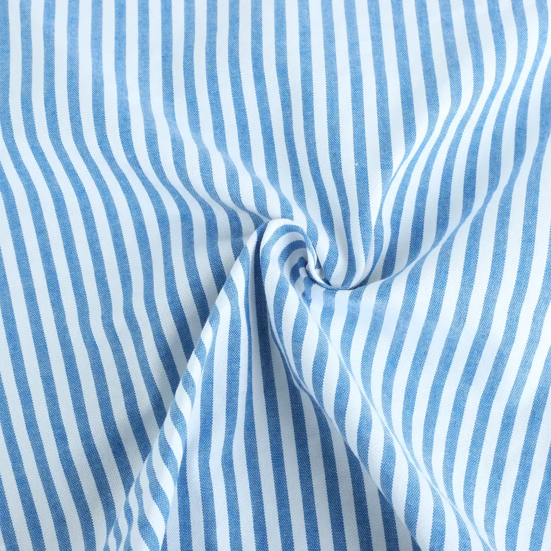Bangladesh Fabric for Over Shirt,Skirt,Crop Top  Cotton Seersucker Natural Woven Fabric Cotton White and Blue color buy from Bangladesh wholesaler bulk order at wholesale price free worldwide shipping Alibaba