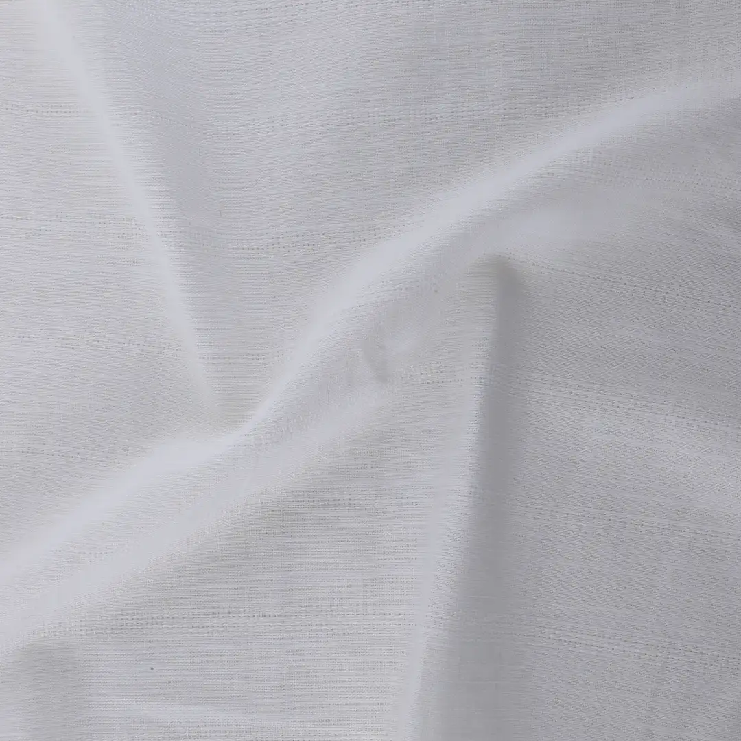 Bangladesh Fabric for Shirt,Crop Top,Skirt Cotton Dobby Natural Woven Fabric Cotton Linen White color buy from Bangladesh wholesaler bulk order at wholesale price free worldwide shipping Alibaba