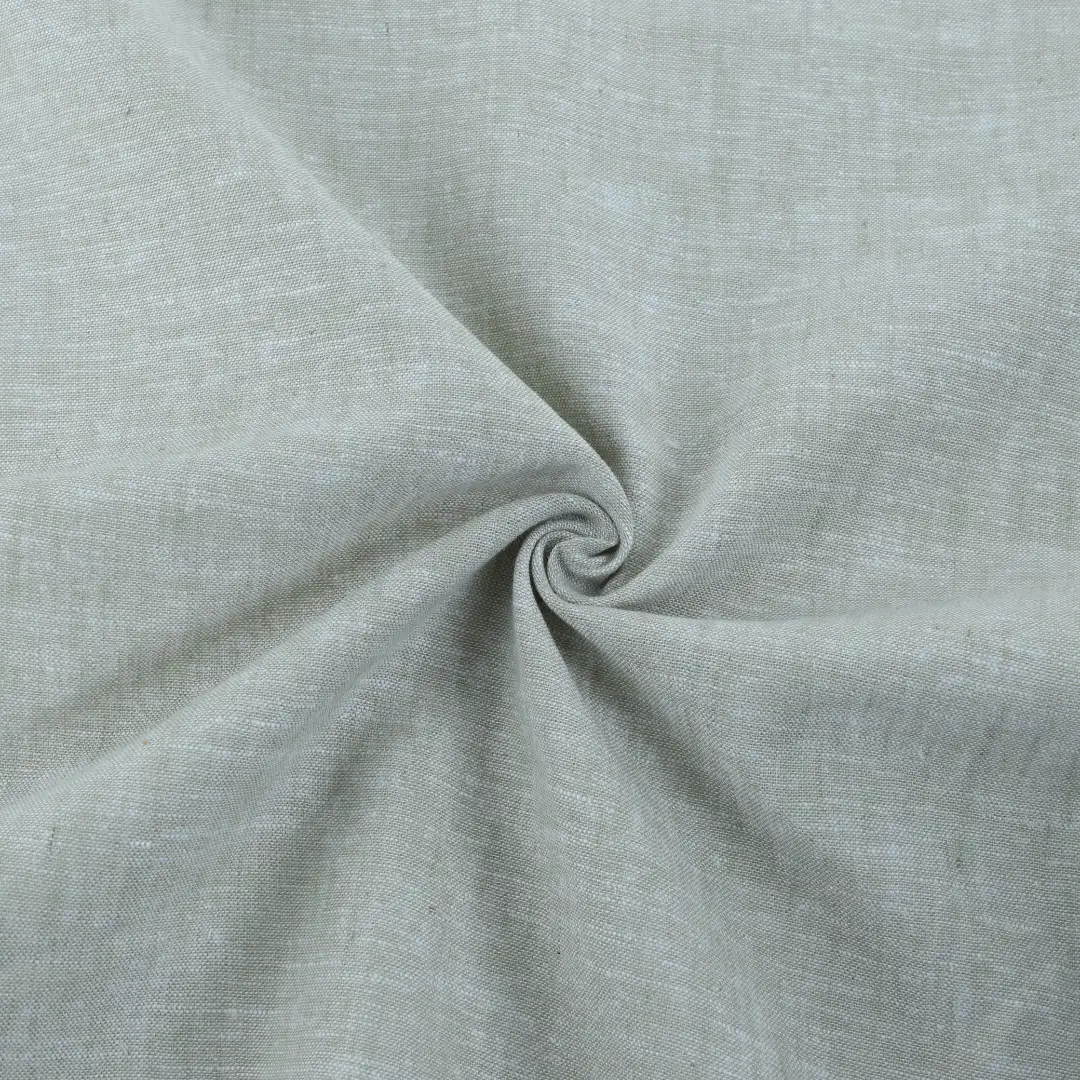 Bangladesh Fabric for Shirt,Crop Top,Skirt,Over Shirt Linen/Cotton Plain Natural Woven Fabric Cotton Linen Green color buy from Bangladesh wholesaler bulk order at wholesale price free worldwide shipping Alibaba