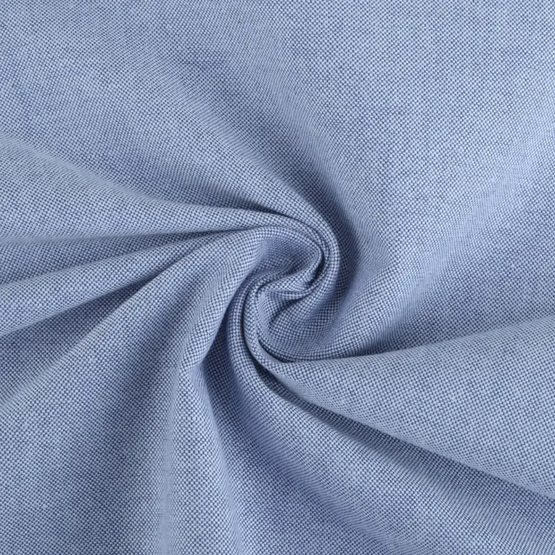 Bangladesh Fabric for Shirt,Crop Top,Skirt,Over Shirt Cotton YD Oxford Natural Woven Fabric BCI Cotton Blue color buy from Bangladesh wholesaler bulk order at wholesale price free worldwide shipping Alibaba