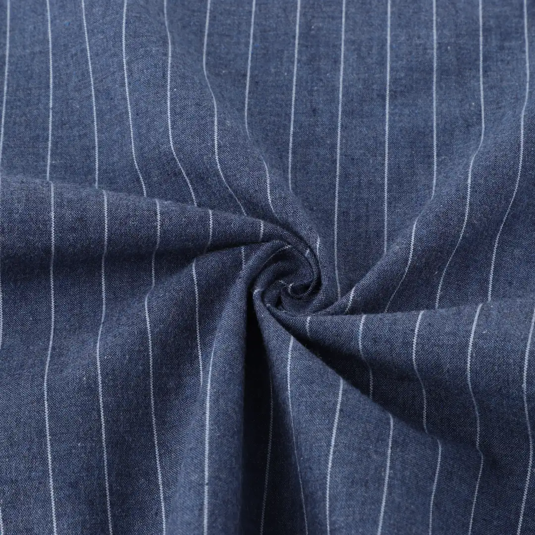 Bangladesh Fabric for Shirt,Crop Top,Skirt,Over Shirt Cotton YD Flannel Natural Woven Fabric BCI Cotton Navy color buy from Bangladesh wholesaler bulk order at wholesale price free worldwide shipping Alibaba