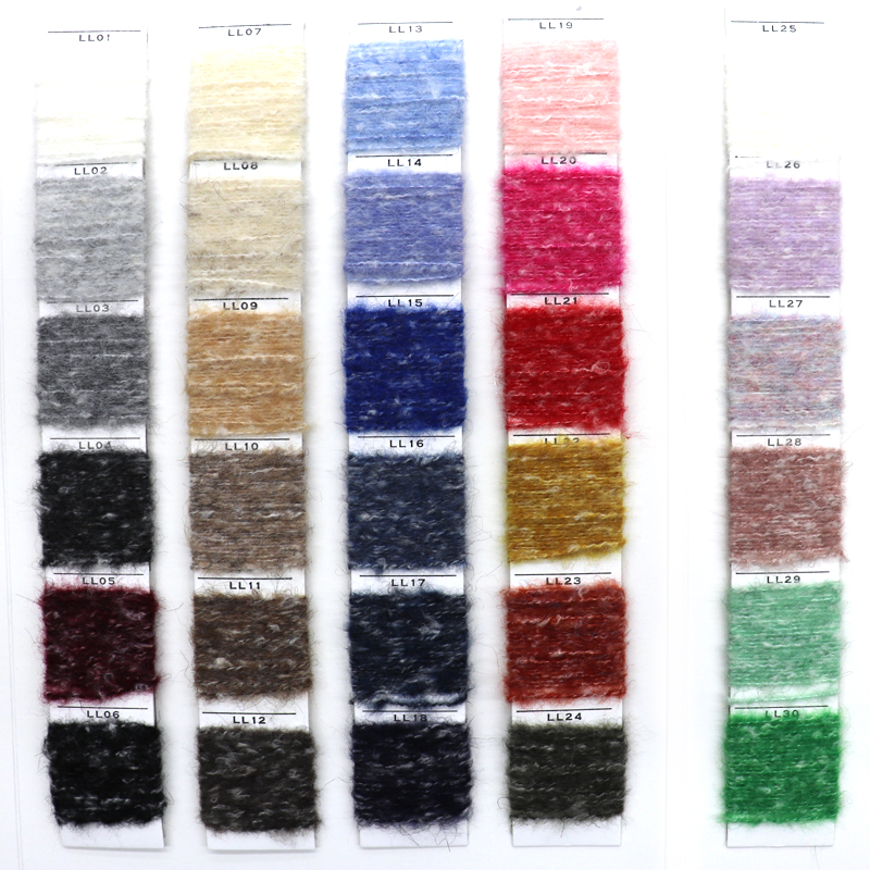 China Yarn for Crop Top Pullover (Sweater),Dresses (Cardigan Open) (Sweater) Boucle Yarn Fancy Yarn Recycled Polyester Polyester Acrylic Cotton Wool Spandex Red color buy from China wholesaler bulk order at wholesale price free worldwide shipping Alibaba