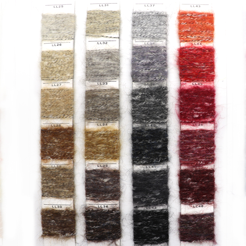 China Yarn for Open Cardigan (Sweater),Round Neck Pullover (Sweater),Hoodie  (Sweater) Mossy Yarn Fancy Yarn Recycled Polyester Polyester Acrylic Cotton Wool Spandex Grey color buy from China wholesaler bulk order at wholesale price free worldwide shipping Alibaba
