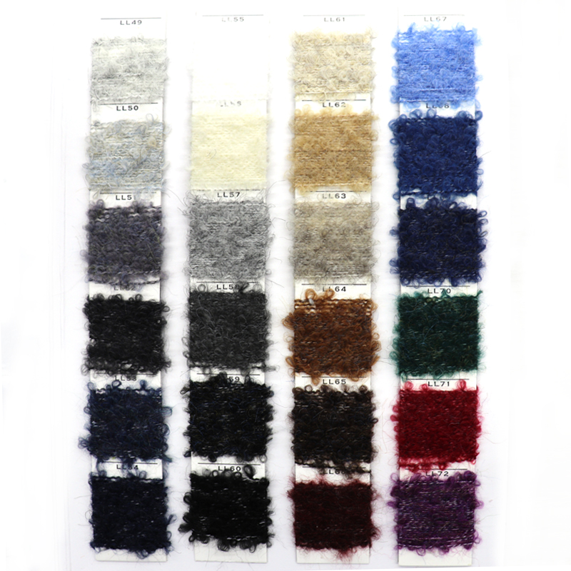 China Yarn for Crop Top Pullover (Sweater),Dresses (Cardigan Open) (Sweater) Boucle Yarn Fancy Yarn Recycled Polyester Polyester Acrylic Wool Spandex Yellow color buy from China wholesaler bulk order at wholesale price free worldwide shipping Alibaba