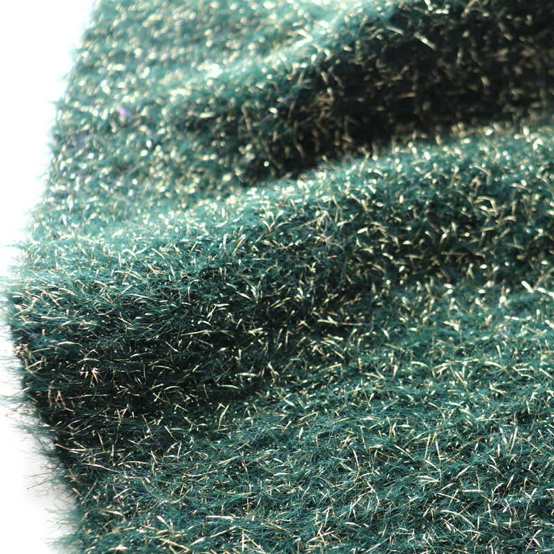 China Yarn for Dresses (Cardigan Button) (Sweater),Ladies Vest (Sweater)  Cat Feather Yarn Fancy Yarn Nylon Sequin Green color buy from China wholesaler bulk order at wholesale price free worldwide shipping Alibaba
