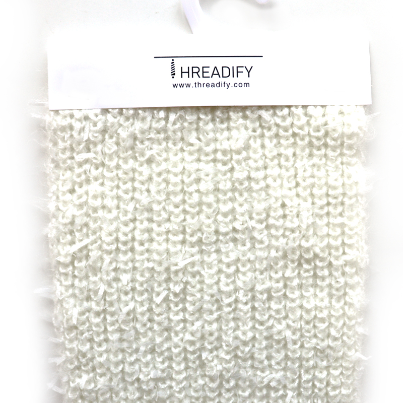 China Yarn for Dresses (Cardigan Open) (Sweater),Crop Top Pullover (Sweater) Mossy Yarn Fancy Yarn Polyester Acrylic Wool Nylon White color buy from China wholesaler bulk order at wholesale price free worldwide shipping Alibaba
