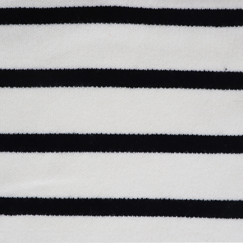 China Yarn for Dresses (Cardigan Open) (Sweater),Crop Top Pullover (Sweater) Core Spun Yarn Regular Yarn Eco Vero Polyester Nylon Stripe Whisper White With Black color buy from China wholesaler bulk order at wholesale price free worldwide shipping Alibaba
