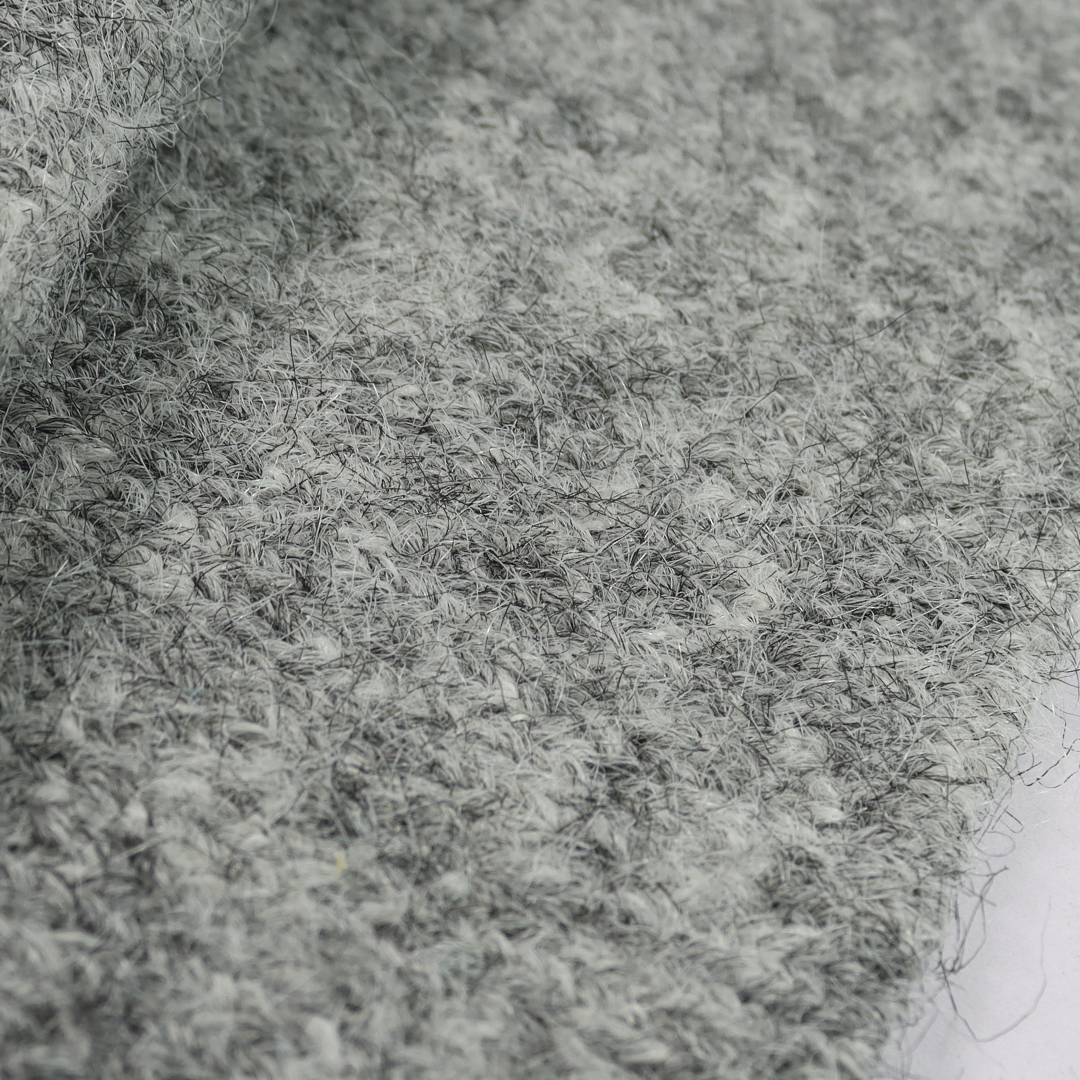 China Yarn for Polo T-shirt (Sweater),Crew Neck Pullover (Sweater),Half-Zipper Cardigan (Sweater) Mossy Yarn Fancy Yarn Wool Nylon Recycled Polyester Polyester Spandex Grey Melange color buy from China wholesaler bulk order at wholesale price free worldwide shipping Alibaba