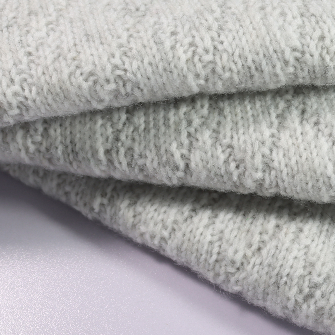 China Yarn for Crop Top Pullover (Sweater),Dresses (Cardigan Open) (Sweater) Air Spun Yarn Fancy Yarn Recycled Polyester Polyester Grey Melange color buy from China wholesaler bulk order at wholesale price free worldwide shipping Alibaba