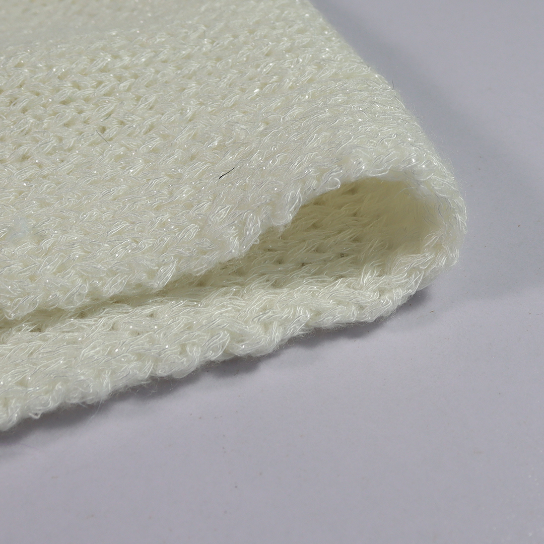 China Yarn for Ladies Vest (Sweater),Crop Top Pullover (Sweater),Dresses (Cardigan Button) (Sweater) Tubular Tape Yarn Fancy Yarn Viscose Lurex White color buy from China wholesaler bulk order at wholesale price free worldwide shipping Alibaba