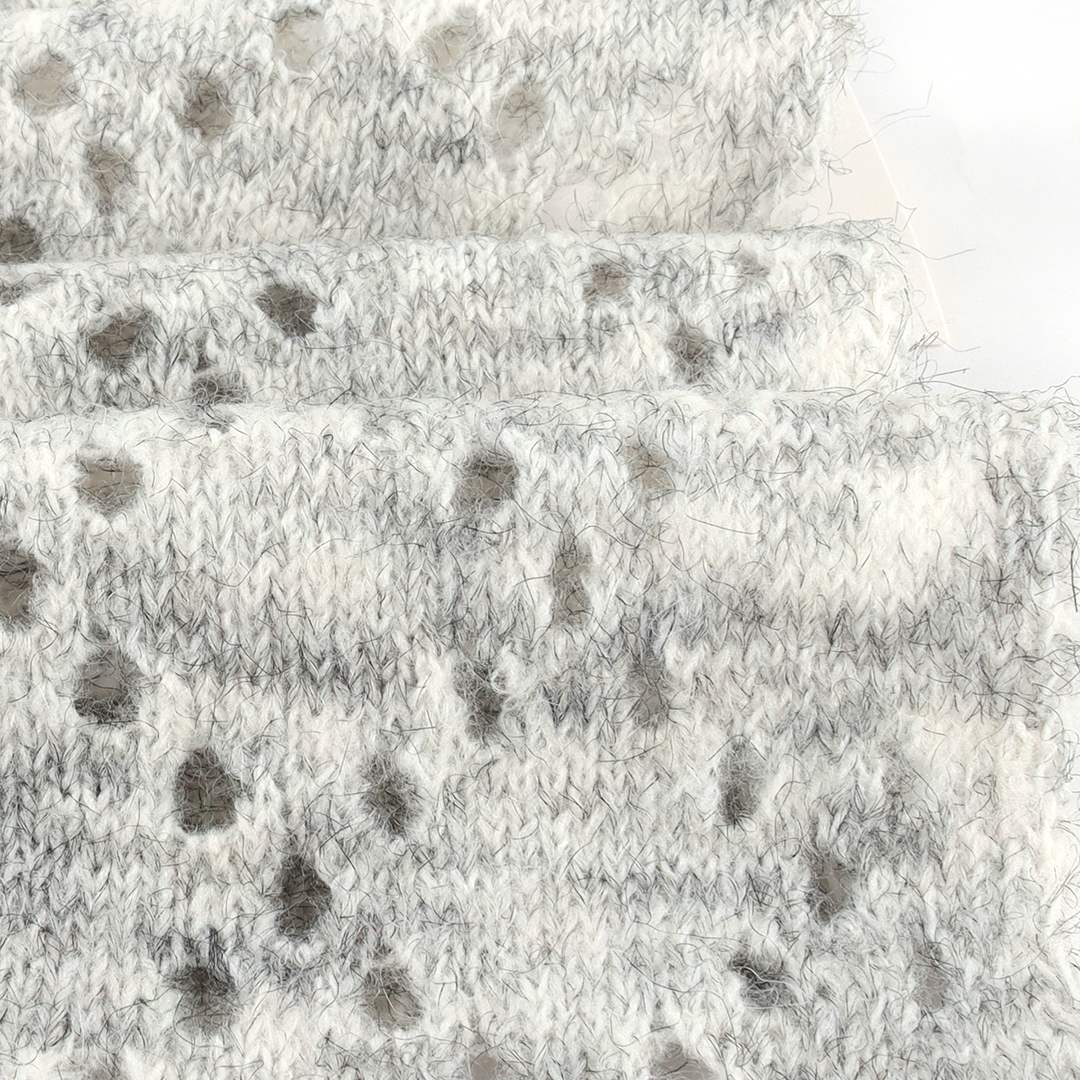 China Yarn for Open Cardigan (Sweater),Round Neck Pullover (Sweater),Hoodie  (Sweater) Mossy Yarn Fancy Yarn Acrylic Polyester Spandex Grey Melange color buy from China wholesaler bulk order at wholesale price free worldwide shipping Alibaba