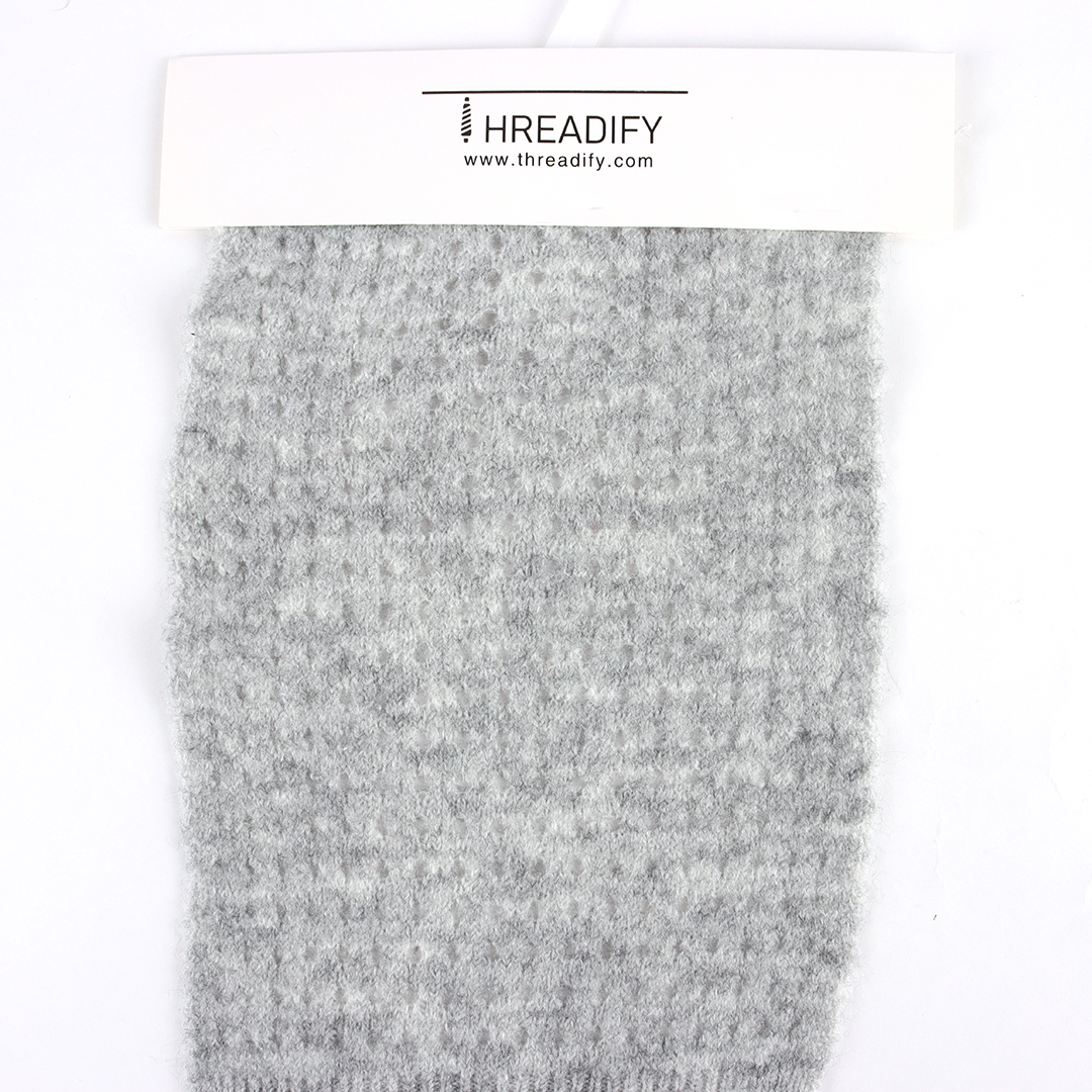 China Yarn for Open Cardigan (Sweater),Hoodie  (Sweater),Round Neck Pullover (Sweater) Mossy Yarn Fancy Yarn Recycled Polyester Nylon Spandex Grey Melange color buy from China wholesaler bulk order at wholesale price free worldwide shipping Alibaba