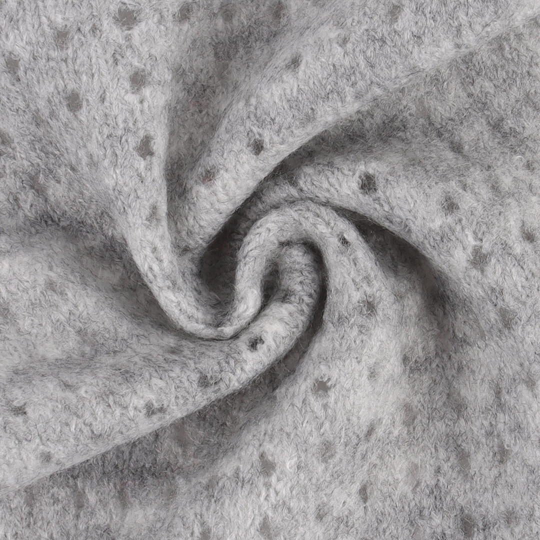 China Yarn for Open Cardigan (Sweater),Hoodie  (Sweater),Round Neck Pullover (Sweater) Mossy Yarn Fancy Yarn Recycled Polyester Nylon Spandex Grey Melange color buy from China wholesaler bulk order at wholesale price free worldwide shipping Alibaba