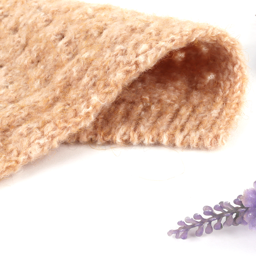 China Yarn for Polo T-shirt (Sweater),Crew Neck Pullover (Sweater),Half-Zipper Cardigan (Sweater) Mossy Yarn Fancy Yarn Recycled Polyester Polyester Cotton Acrylic Wool Spandex Light Brown color buy from China wholesaler bulk order at wholesale price free worldwide shipping Alibaba