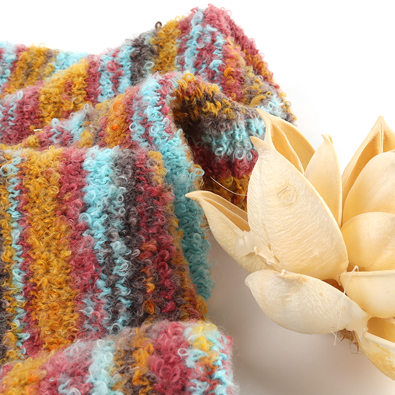 China Yarn for Dresses (Cardigan Open) (Sweater),Crop Top Pullover (Sweater) Boucle Yarn Fancy Yarn Recycled Polyester Polyester Space Dye color buy from China wholesaler bulk order at wholesale price free worldwide shipping Alibaba