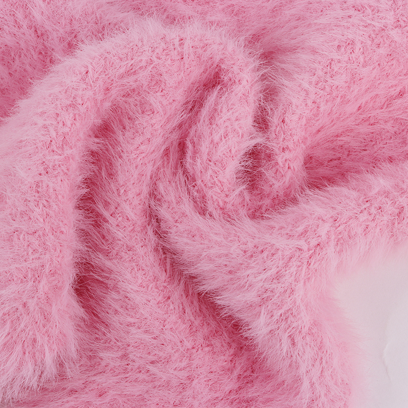 China Yarn for Ladies Vest (Sweater),Crop Top Pullover (Sweater),Dresses (Cardigan Button) (Sweater) Cat Feather Yarn Fancy Yarn Nylon Pink color buy from China wholesaler bulk order at wholesale price free worldwide shipping Alibaba