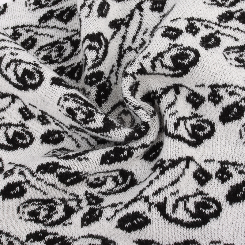 China Yarn for Open Cardigan (Sweater),Hoodie  (Sweater),Round Neck Pullover (Sweater) Semi-Worsted Spun Regular Yarn Wool Polyester Nylon Acrylic White With Black color buy from China wholesaler bulk order at wholesale price free worldwide shipping Alibaba