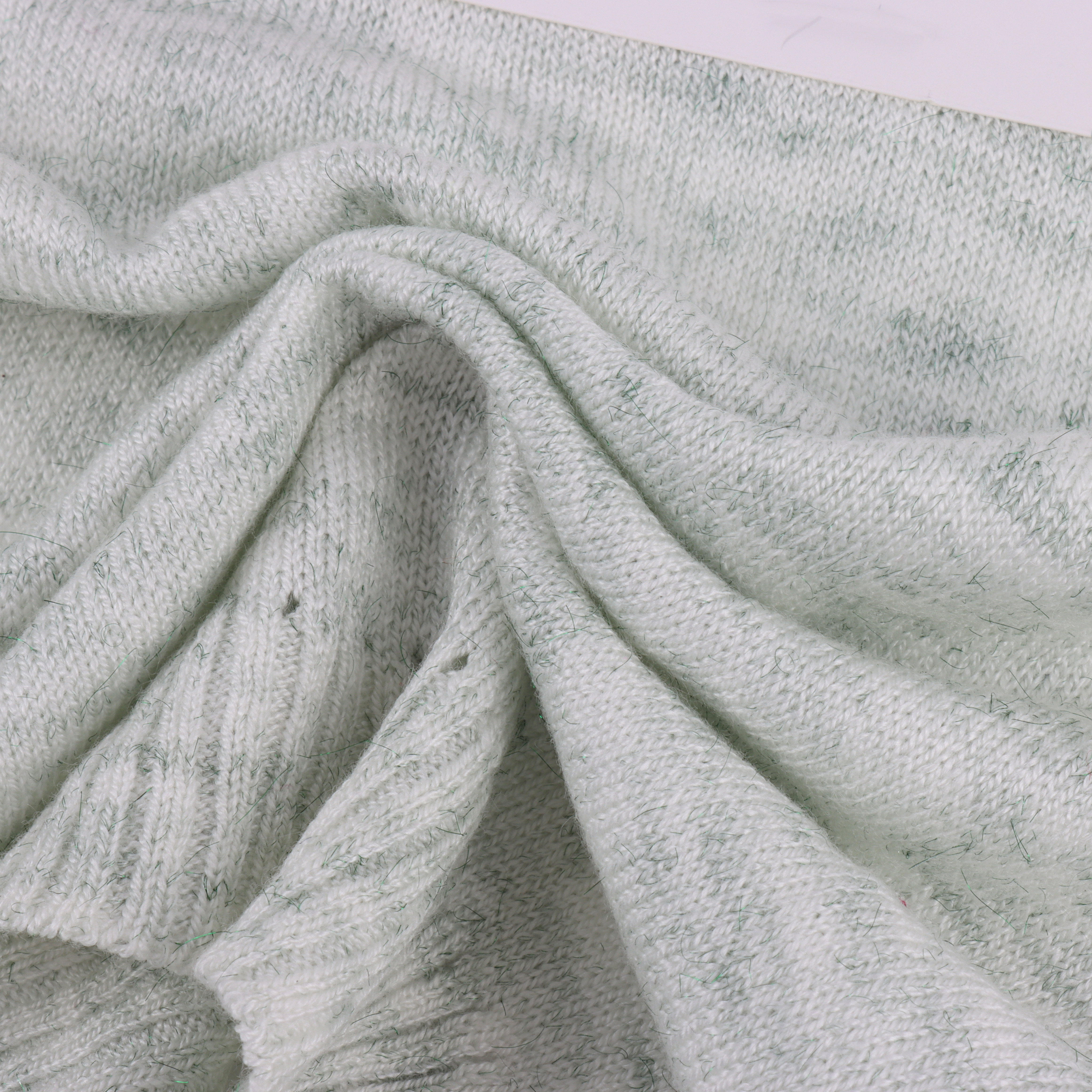 China Yarn for Hoodie  (Sweater),Polo T-shirt (Sweater), Shirt Long Sleeve Button (Sweater) Semi-Worsted Spun Regular Yarn Viscose Nylon Tencel Green Melange color buy from China wholesaler bulk order at wholesale price free worldwide shipping Alibaba