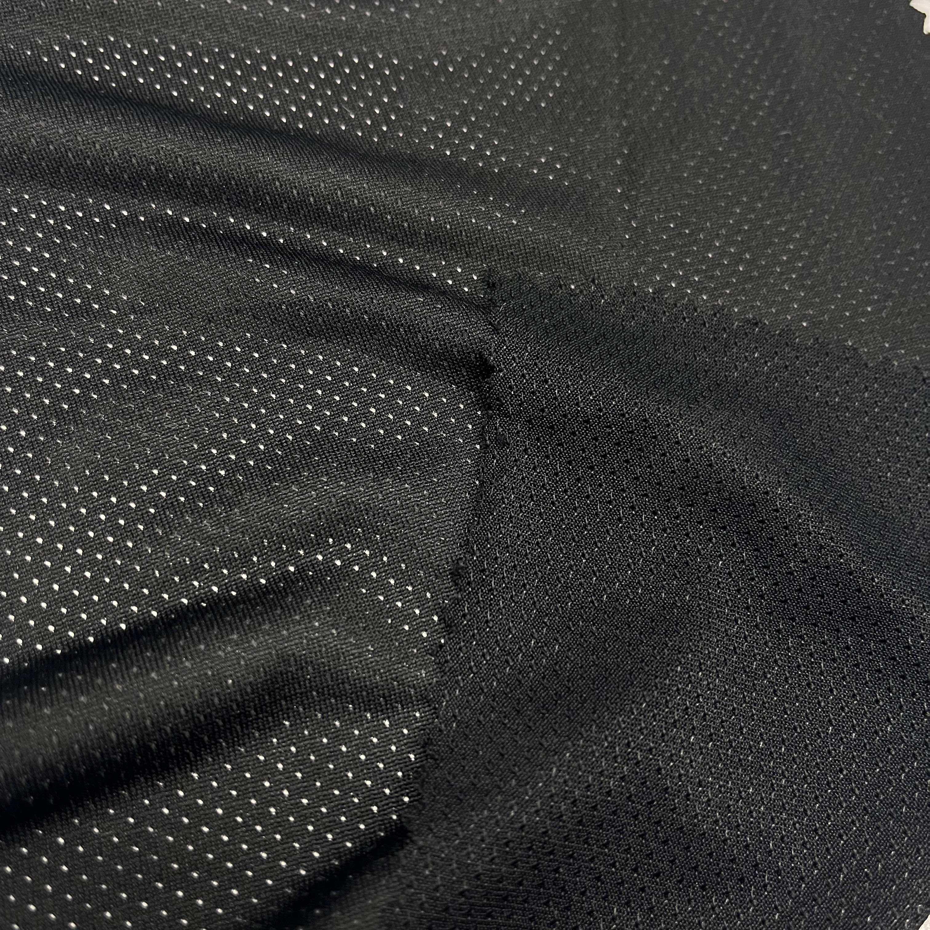 China Fabric for Sports Bras,Yoga Clothes,Tank Top Birdeye Mesh Knit Fabric Polyester Black color buy from China wholesaler bulk order at wholesale price free worldwide shipping Alibaba