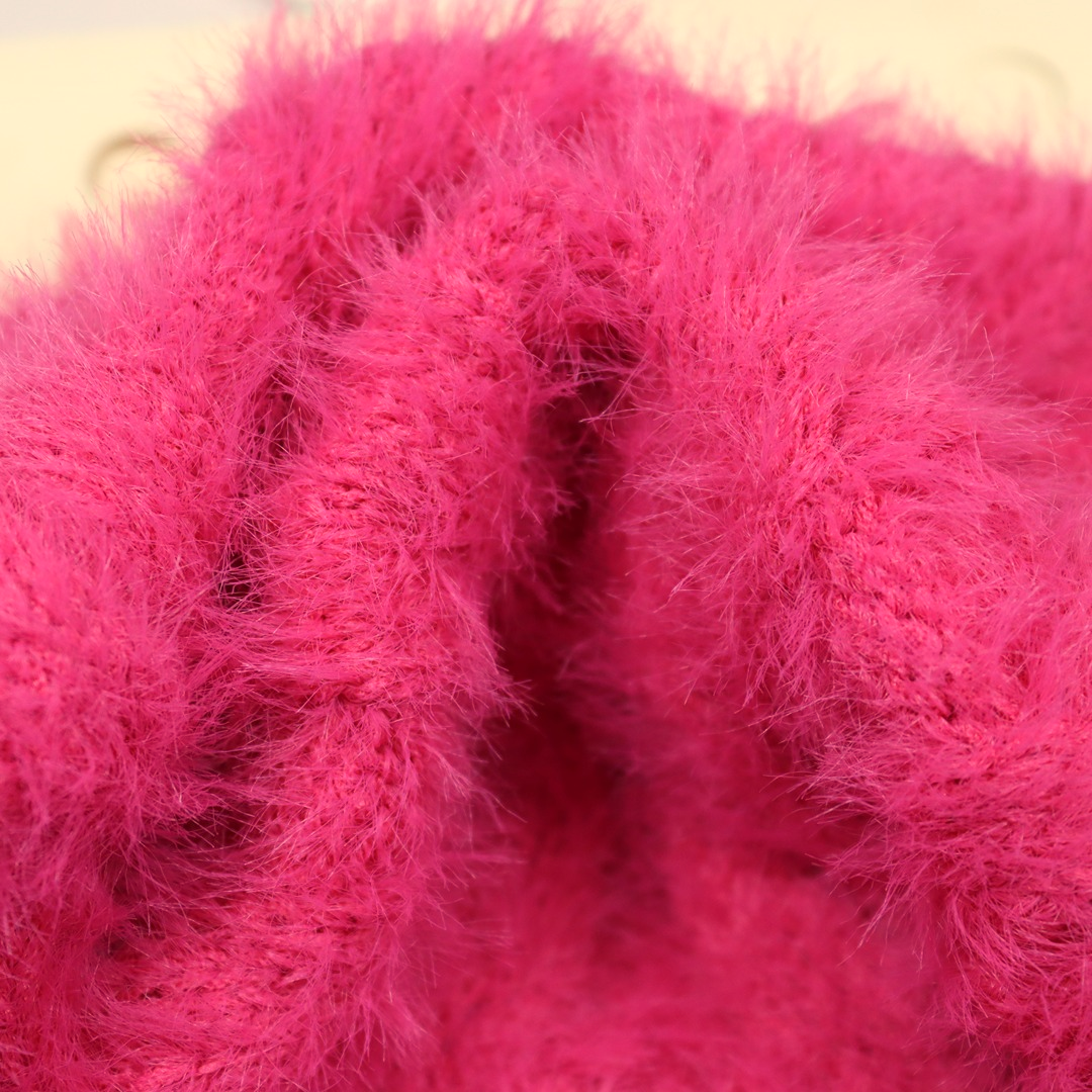 China Yarn for Dresses (Cardigan Open) (Sweater),Dresses (Cardigan Button) (Sweater),Crop Top Pullover (Sweater) Cat Feather Yarn Fancy Yarn Nylon Pink color buy from China wholesaler bulk order at wholesale price free worldwide shipping Alibaba