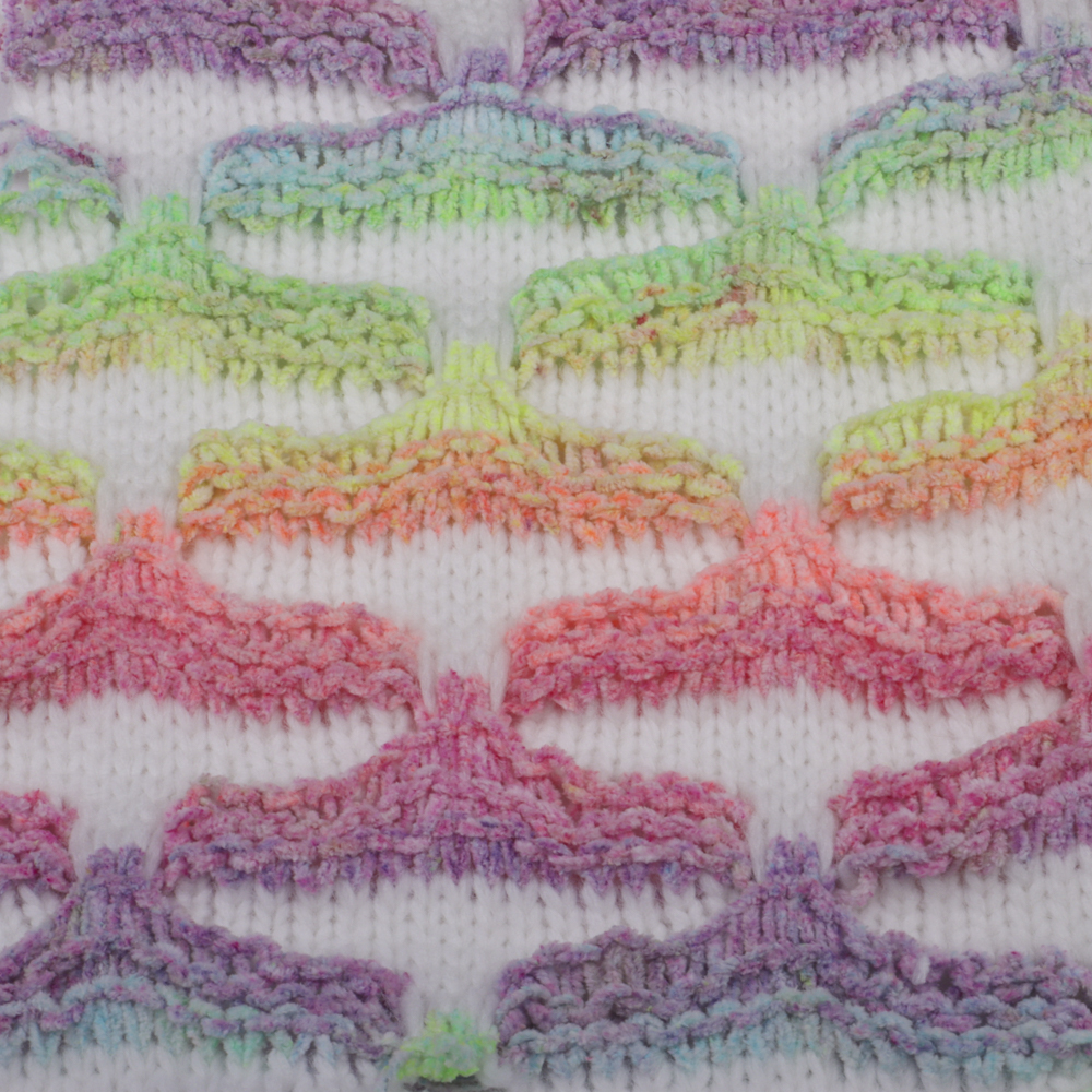 China Yarn for Crop Top Pullover (Sweater),Dresses (Cardigan Open) (Sweater) Chenille Yarn Fancy Yarn Polyester Spray Dyeing color buy from China wholesaler bulk order at wholesale price free worldwide shipping Alibaba