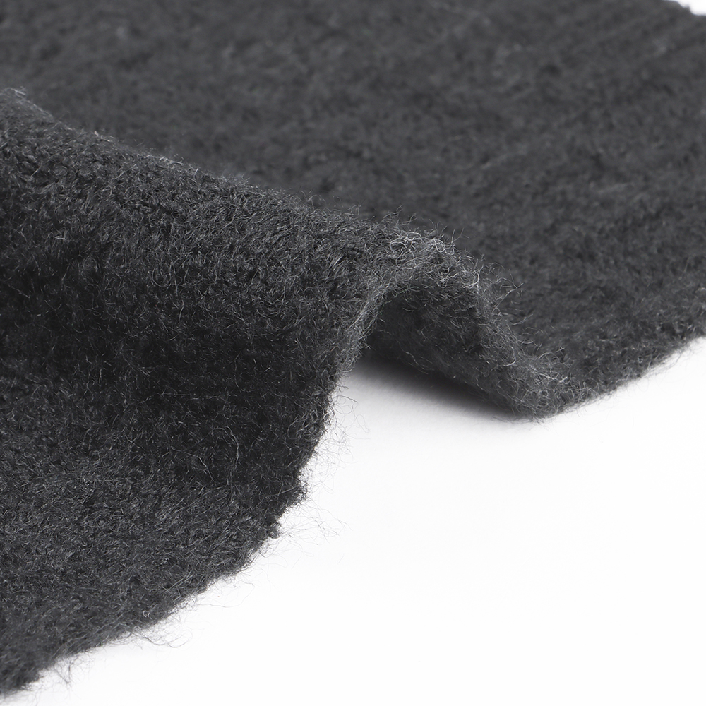 China Yarn for Polo T-shirt (Sweater),Crew Neck Pullover (Sweater),Half-Zipper Cardigan (Sweater) Mossy Yarn Fancy Yarn Recycled Polyester Acrylic Wool Spandex Black color buy from China wholesaler bulk order at wholesale price free worldwide shipping Alibaba