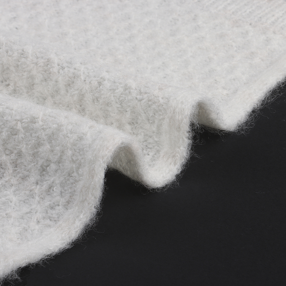 China Yarn for Dresses (Cardigan Open) (Sweater),Crop Top Pullover (Sweater) Mossy Yarn Fancy Yarn Acrylic Recycled Polyester Spandex Polyester Off White color buy from China wholesaler bulk order at wholesale price free worldwide shipping Alibaba