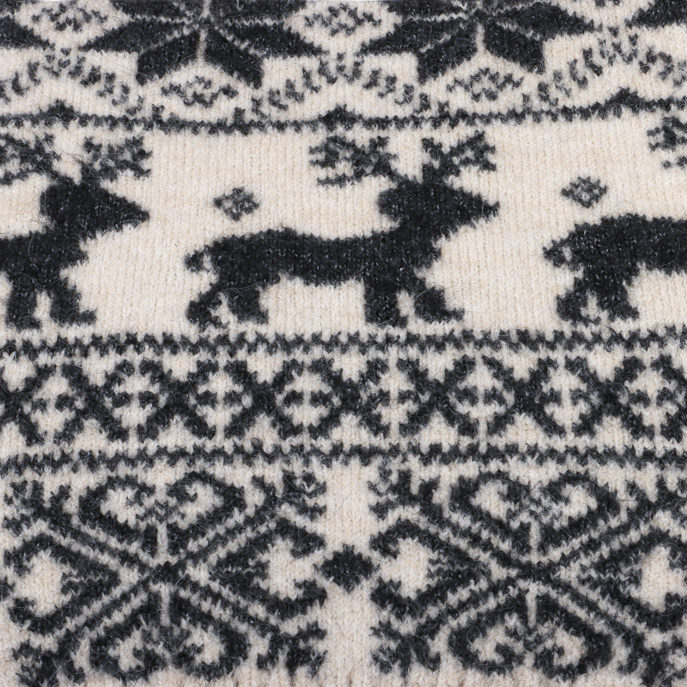 China Yarn for Open Cardigan (Sweater),Hoodie  (Sweater),Round Neck Pullover (Sweater) Mossy Yarn Fancy Yarn Recycled Polyester Acrylic Polyester Nylon Spandex BLACK Jacquard color buy from China wholesaler bulk order at wholesale price free worldwide shipping Alibaba