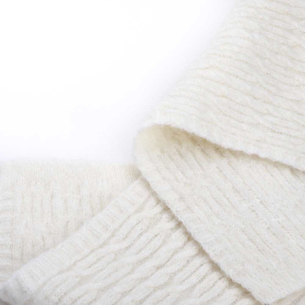 China Yarn for Dresses (Cardigan Open) (Sweater),Crop Top Pullover (Sweater) Mossy Yarn Fancy Yarn Nylon Wool Alpaca Spandex Ivory color buy from China wholesaler bulk order at wholesale price free worldwide shipping Alibaba