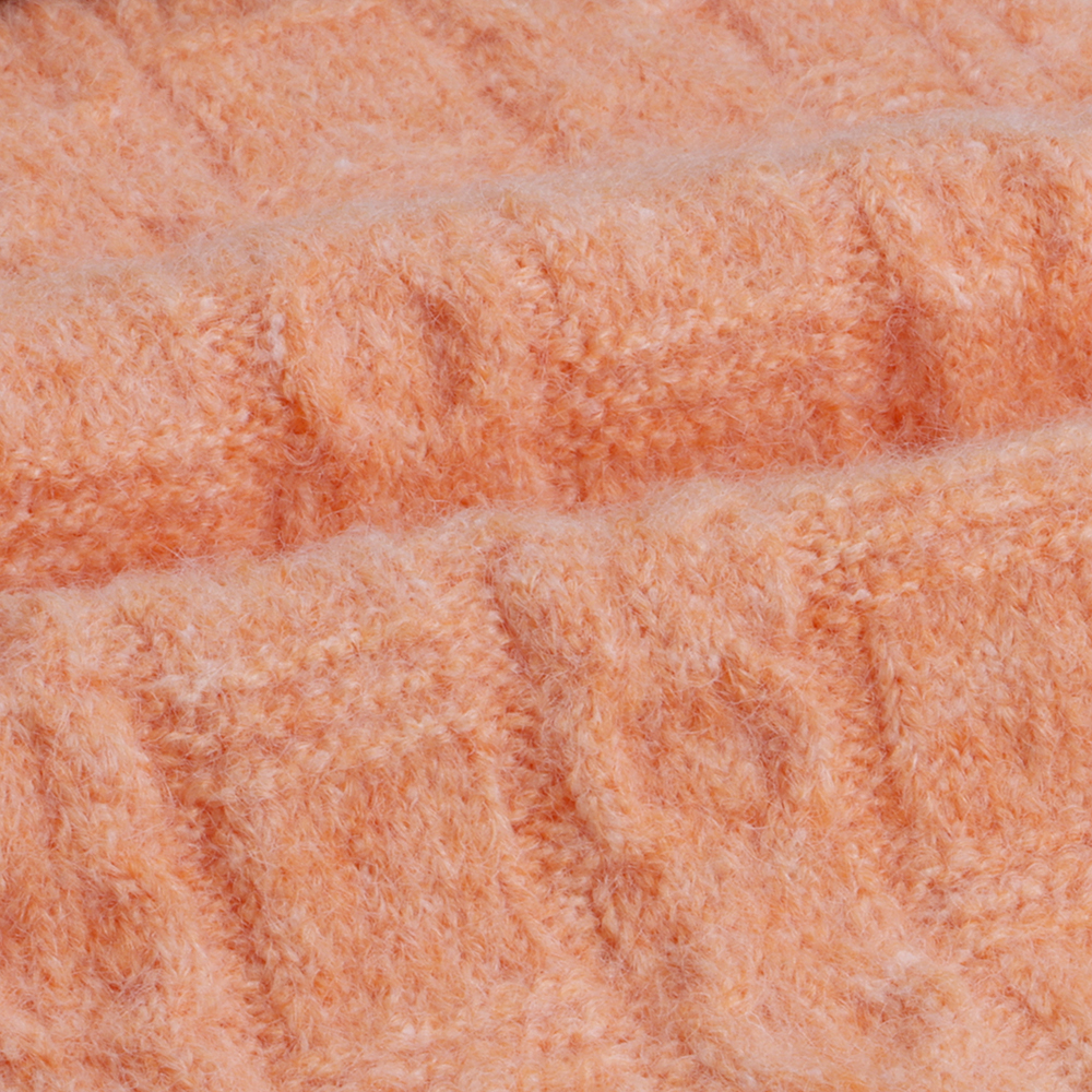 China Yarn for Dresses (Cardigan Open) (Sweater),Crop Top Pullover (Sweater) Mossy Yarn Fancy Yarn Polyester Wool Spandex Orange color buy from China wholesaler bulk order at wholesale price free worldwide shipping Alibaba