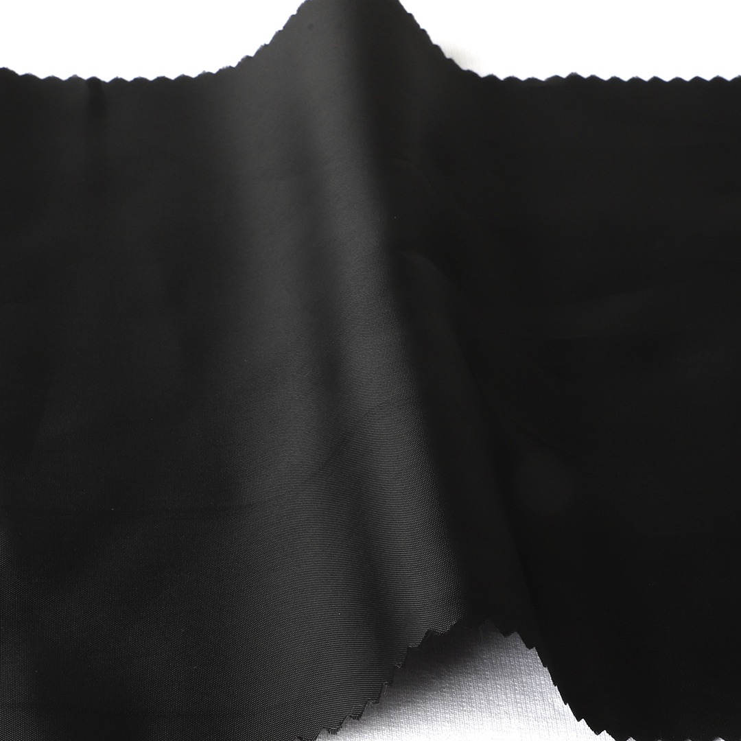 China Fabric for Bomber Jacket,Trench Coat,Jacket Polyester Taffeta Synthetic Woven Fabric Polyester Black color buy from China wholesaler bulk order at wholesale price free worldwide shipping Alibaba
