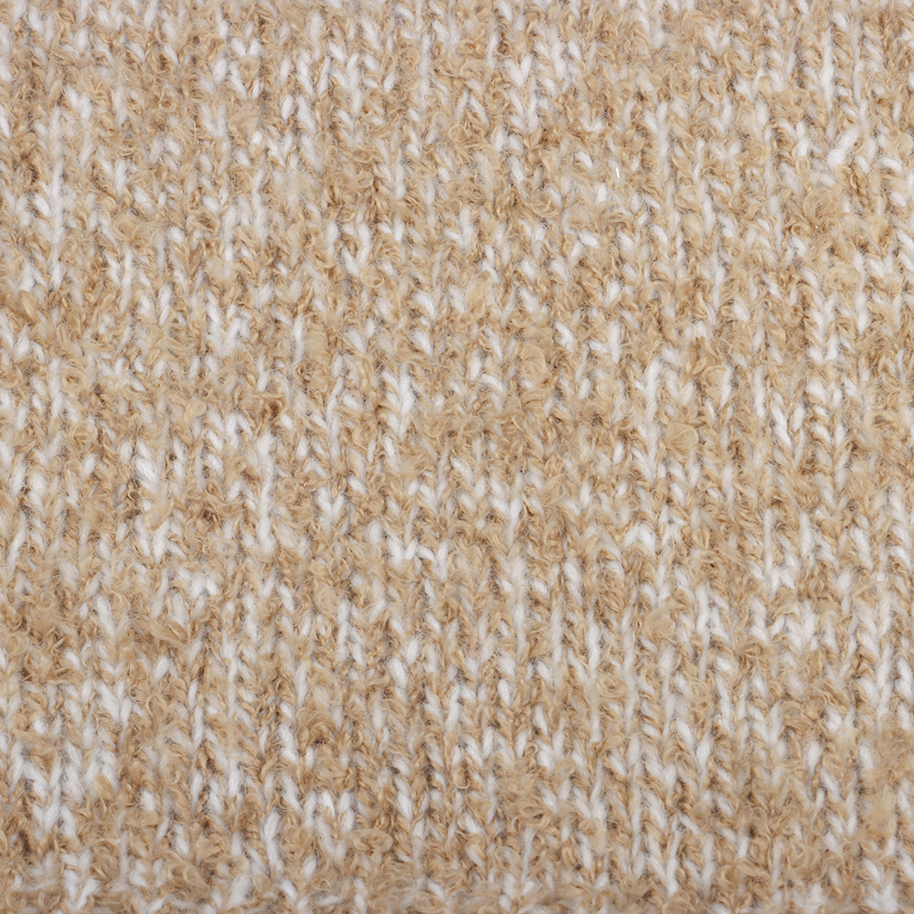 China Yarn for Half-Zipper Cardigan (Sweater),Knitted Jacket (Sweater),Hoodie  (Sweater) Boucle Yarn Fancy Yarn Recycled Polyester Acrylic Nylon Wool beige color buy from China wholesaler bulk order at wholesale price free worldwide shipping Alibaba