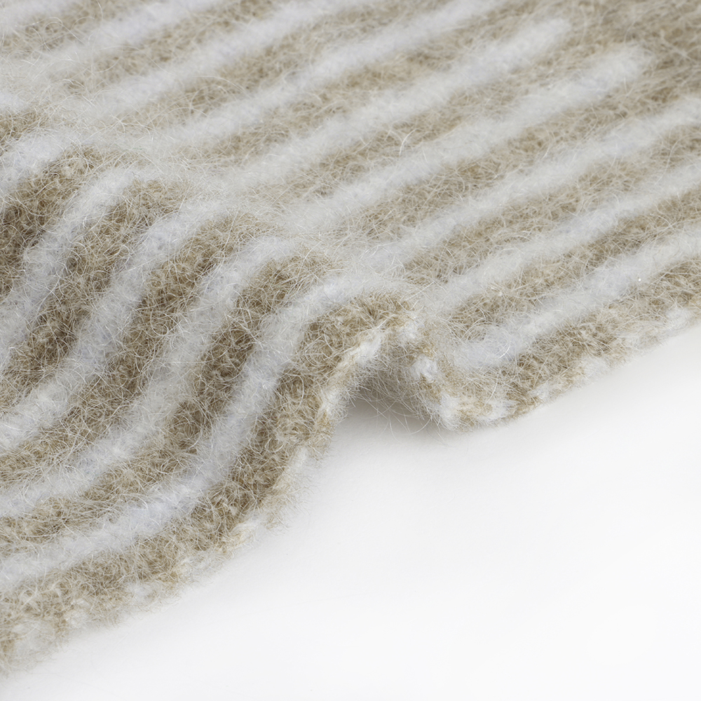 China Yarn for Open Cardigan (Sweater),Hoodie  (Sweater),Round Neck Pullover (Sweater) Mossy Yarn Fancy Yarn Mohair Wool Nylon Spandex blue/brown color buy from China wholesaler bulk order at wholesale price free worldwide shipping Alibaba