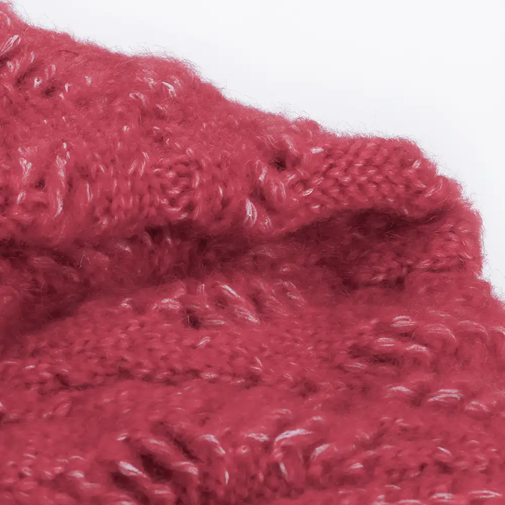 China Yarn for Dresses (Cardigan Open) (Sweater),Crop Top Pullover (Sweater) Air Spun Yarn Fancy Yarn Recycled Polyester Polyester Acrylic Red color buy from China wholesaler bulk order at wholesale price free worldwide shipping Alibaba