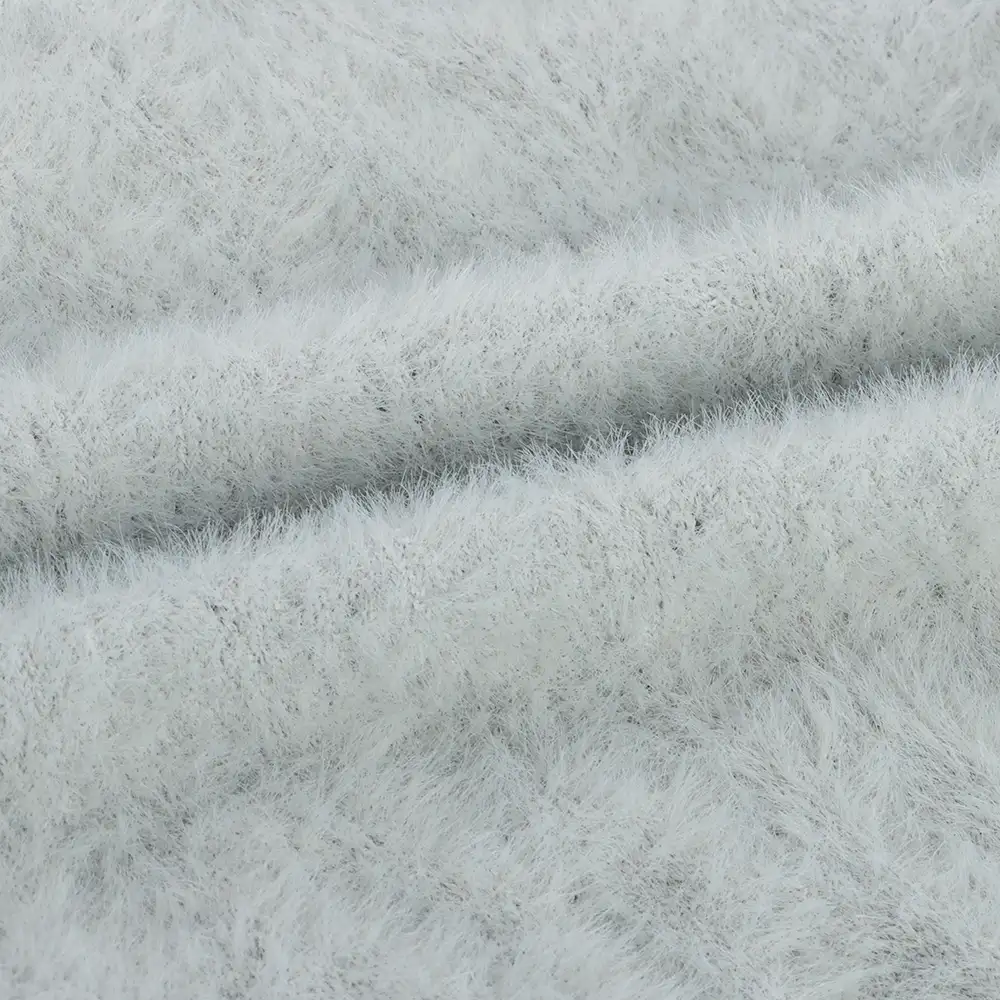 China Yarn for Crop Top Pullover (Sweater),Dresses (Cardigan Open) (Sweater) Cat Feather Yarn Fancy Yarn Nylon Light Grey color buy from China wholesaler bulk order at wholesale price free worldwide shipping Alibaba