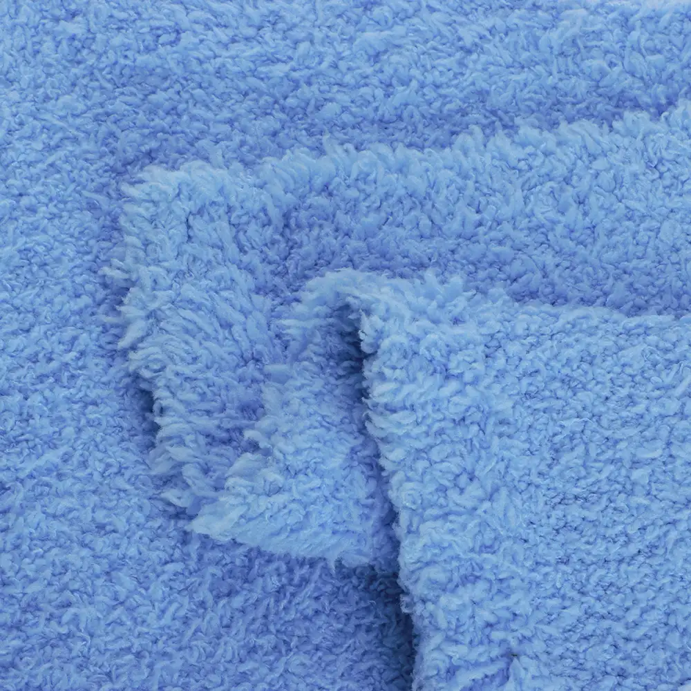 China Yarn for Ladies Vest (Sweater),Dresses (Cardigan Button) (Sweater) Teddy Yarn Fancy Yarn Polyester Azure Blue color buy from China wholesaler bulk order at wholesale price free worldwide shipping Alibaba