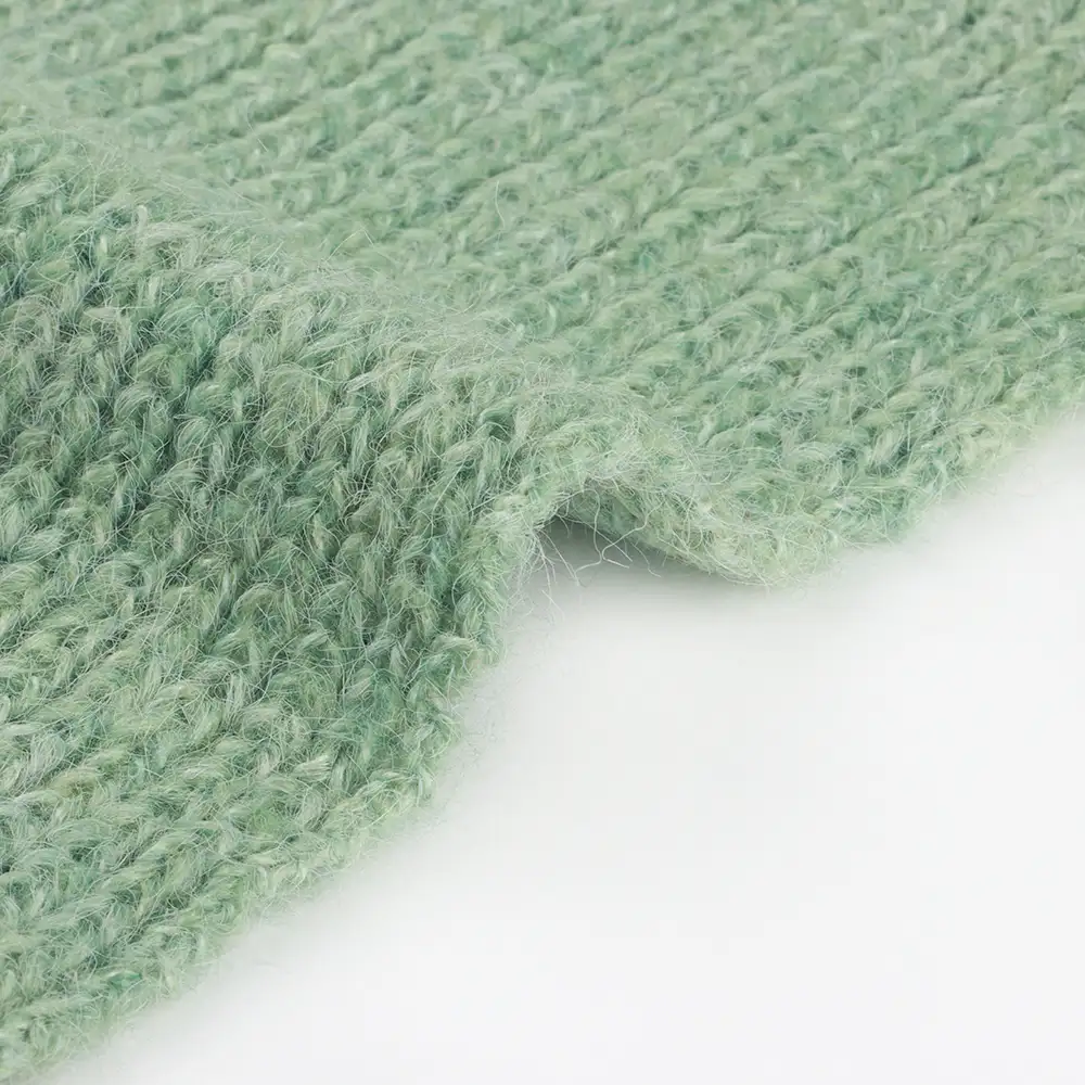 China Yarn for Open Cardigan (Sweater),Round Neck Pullover (Sweater),Hoodie  (Sweater) Mossy Yarn Fancy Yarn Recycled Polyester Polyester Green color buy from China wholesaler bulk order at wholesale price free worldwide shipping Alibaba