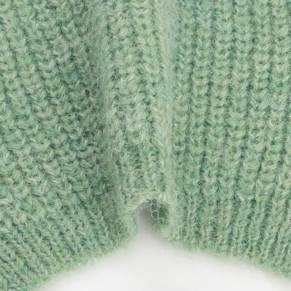 China Yarn for Open Cardigan (Sweater),Round Neck Pullover (Sweater),Hoodie  (Sweater) Mossy Yarn Fancy Yarn Recycled Polyester Polyester Green color buy from China wholesaler bulk order at wholesale price free worldwide shipping Alibaba