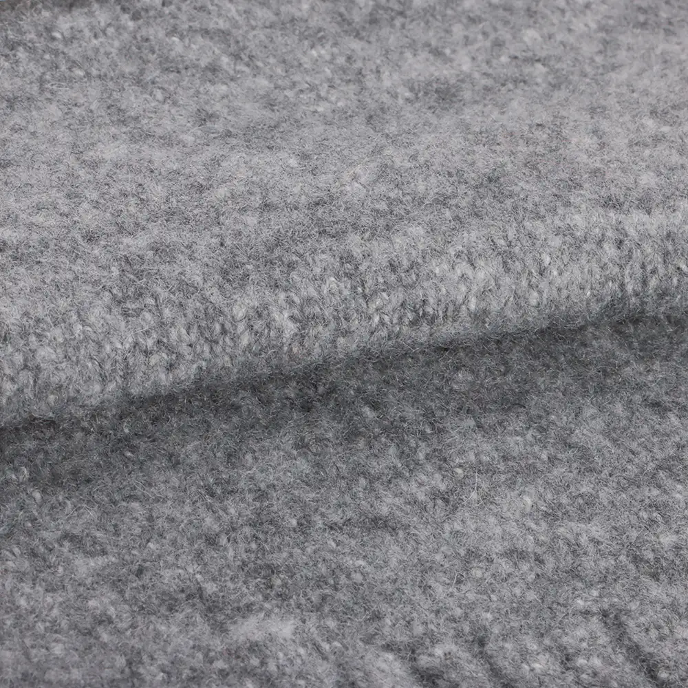 China Yarn for Polo T-shirt (Sweater),Crew Neck Pullover (Sweater),Half-Zipper Cardigan (Sweater) Mossy Yarn Fancy Yarn Polyester Acrylic Wool Spandex Grey color buy from China wholesaler bulk order at wholesale price free worldwide shipping Alibaba