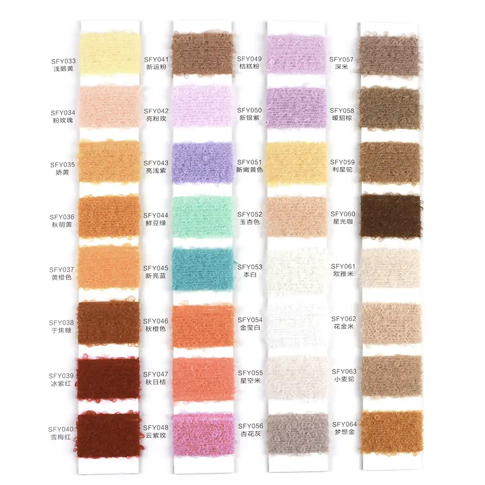 China Yarn for Half-Zipper Cardigan (Sweater),Knitted Trousers (Sweater),Knitted Jacket (Sweater) Boucle Yarn Fancy Yarn Recycled Polyester white color buy from China wholesaler bulk order at wholesale price free worldwide shipping Alibaba