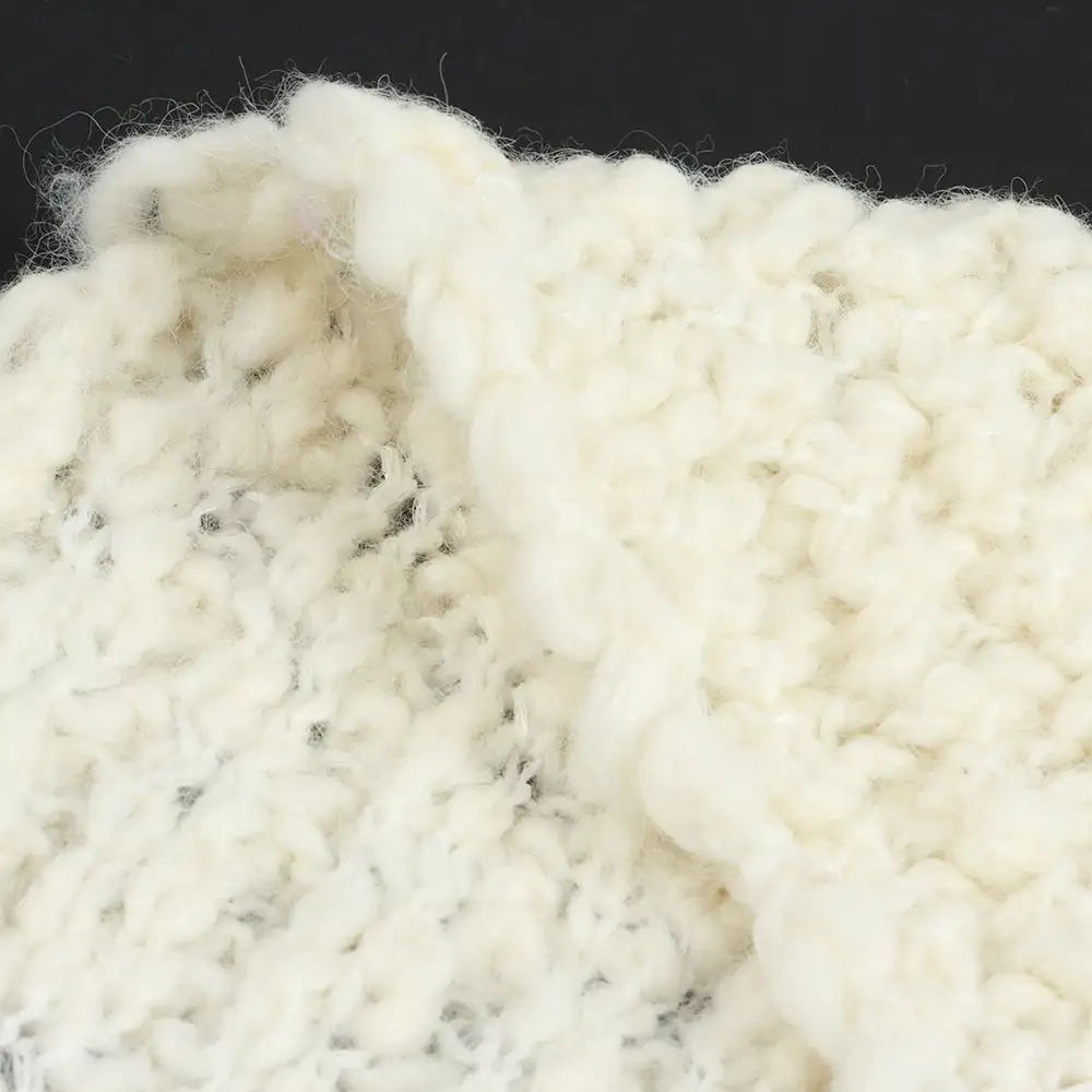 China Yarn for Ladies Vest (Sweater),Crop Top Pullover (Sweater),Dresses (Cardigan Button) (Sweater) Slub Yarn Fancy Yarn Recycled Polyester Acrylic Nylon Wool beige color buy from China wholesaler bulk order at wholesale price free worldwide shipping Alibaba