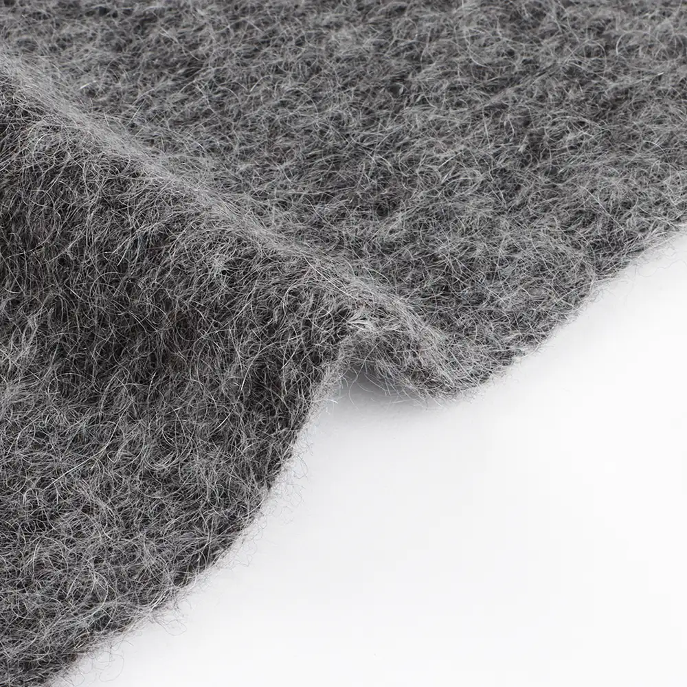 China Yarn for Open Cardigan (Sweater),Round Neck Pullover (Sweater),Hoodie  (Sweater) Mossy Yarn Fancy Yarn Mohair Wool Nylon Spandex grey color buy from China wholesaler bulk order at wholesale price free worldwide shipping Alibaba