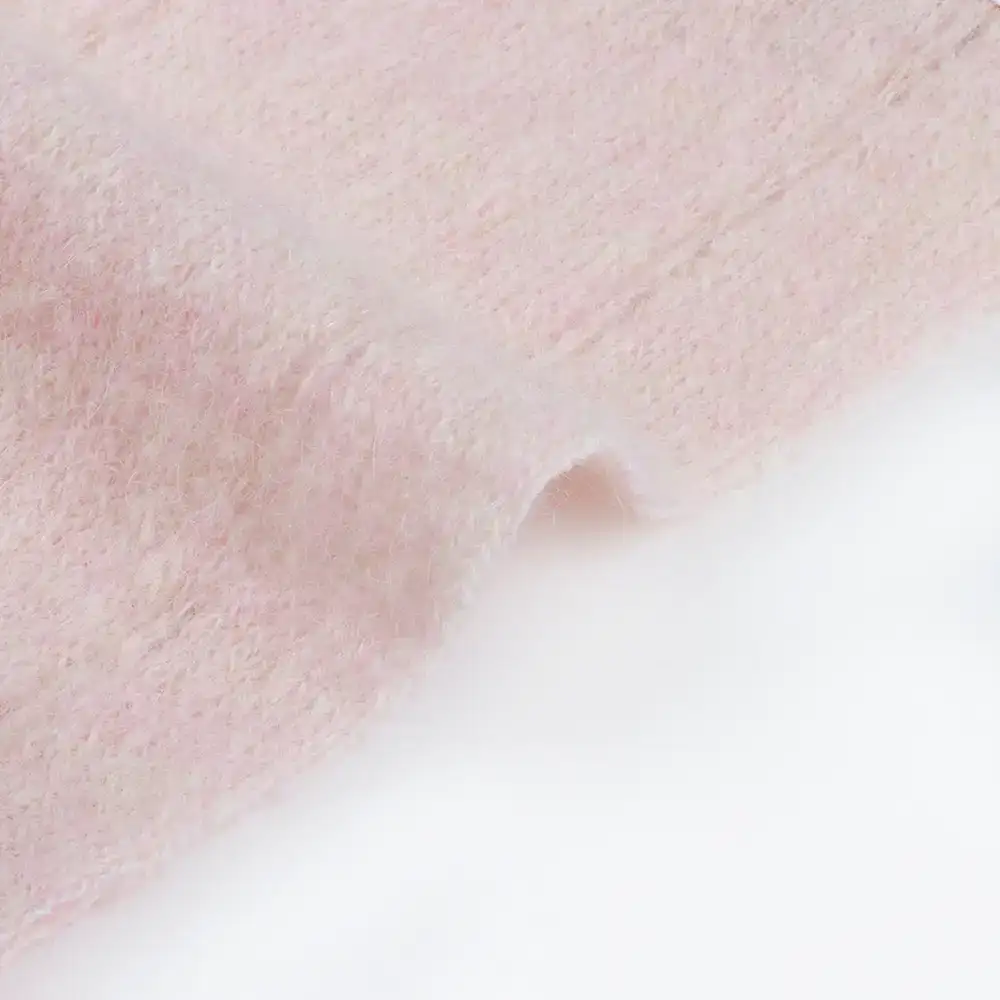 China Yarn for Crop Top Pullover (Sweater),Dresses (Cardigan Open) (Sweater) Mossy Yarn Fancy Yarn Wool Alpaca Nylon Spandex pink color buy from China wholesaler bulk order at wholesale price free worldwide shipping Alibaba