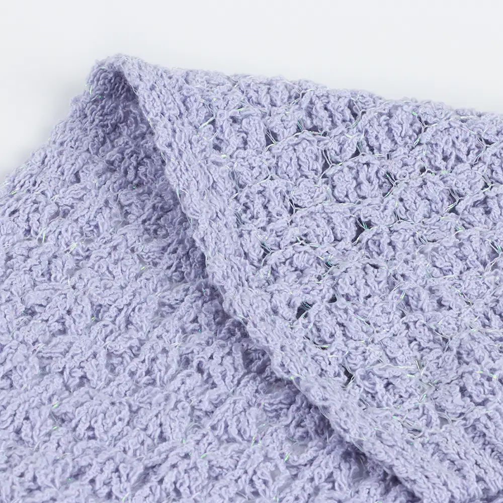 China Yarn for Ladies Vest (Sweater),Crop Top Pullover (Sweater),Dresses (Cardigan Button) (Sweater) Ladder Yarn Fancy Yarn Recycled Cotton Nylon Violet color buy from China wholesaler bulk order at wholesale price free worldwide shipping Alibaba