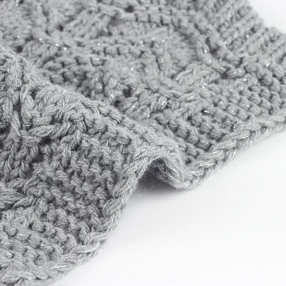 China Yarn for Polo T-shirt (Sweater),Crew Neck Pullover (Sweater),Half-Zipper Cardigan (Sweater) Ring Spun Regular Yarn BCI Cotton Acrylic Polyester Lurex Grey color buy from China wholesaler bulk order at wholesale price free worldwide shipping Alibaba